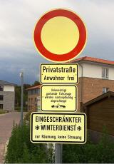 Am Kurpark, Dahme, Privatstraße, Ostholstein  Hansjürgen Schuster